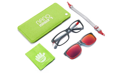 FANGAME SC 3.0 CLIP BICOLOR  MATTE GREY/GREY/RED
